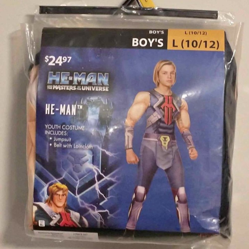 InSpirit designs boy He-man halloween dress up costume L(10-12)